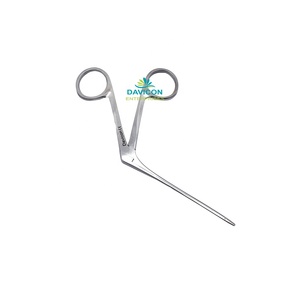 Pince à micro-oreille gauche de haute qualité Instruments chirurgicaux ORL manuels en acier inoxydable avec bord dentelé - Product Image 2