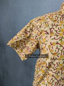 Men's 100% Cotton Floral Print <b>Short</b> <b>Sleeve</b> <b>Shirt</b> Button Down Collar Anti Wrinkle Breathable Casual Summer Wear - Product Image 5