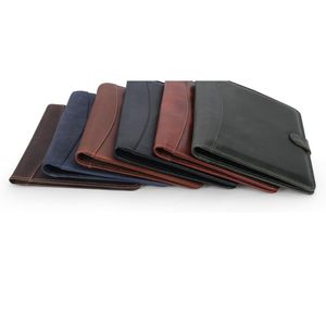 Porte-documents en cuir pleine fleur pour le travail, avec support pour bloc-notes juridique, fait main, en cuir pleine fleur, avec porte-bloc-notes juridique - Product Image 2