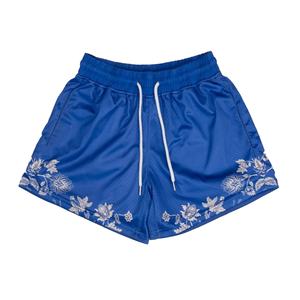 Shorts de Mujer Personalizados, Ecológicos, Transpirables, de Secado Rápido, con Estampado Floral, de Malla, Spandex y Poliéster - Product Image 3