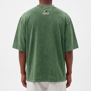 Camiseta de Hombre con Lavado Ácido, Ecológica, de Alta Calidad, al Por Mayor, a Bajo Precio, de Color Sólido, con Estilo Moderno - Product Image 3