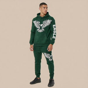 Skate Style Tracksuit Men Oversized Hoodie And <b>Pants</b> Set Inspired By Street Skating Culture Casual Outfit - Product Image 2