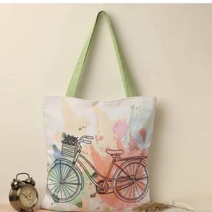 Sac fourre-tout en toile de coton robuste avec impression de logo personnalisée et grande capacité pour les courses - Product Image 4