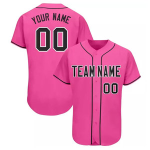 Custom Black Baseball Jersey With Team Name And Number <b>Screen</b> Printed For Men Regular Fit Short Sleeve All Seasons Apparel - Product Image 4