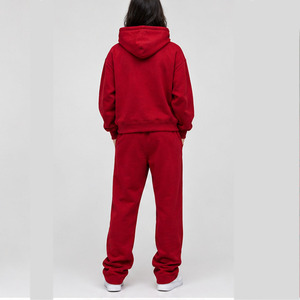 Survêtement personnalisé pour femme, OEM, polyester/coton, style décontracté, ensemble deux pièces, impression sérigraphique, design personnalisé, vêtements de mode - Product Image 2