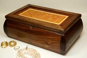 Premium Wooden Jewelry Organizer <b>Storage</b> <b>Box</b> with Sliding <b>Drawers</b> Multi Compartment Ring Holder Necklace Organizer Bracelet <b>Box</b> - Product Image 2