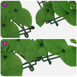 Grand écran de balcon en polyéthylène vert durable, plante artificielle durable pour la décoration du balcon - Product Image 5