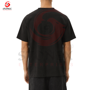 Camiseta Negra Extra Grande con Estampado Gráfico para Hombre – Camiseta de Algodón Premium Estilo Urbano con Estampado Vintage - Product Image 2