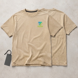 Camiseta Vintage para Hombre, Tejido de Algodón Premium, Textura Lavada, Tacto Suave, Corte Relajado, Manga Corta, Ropa Casual - Product Image 5