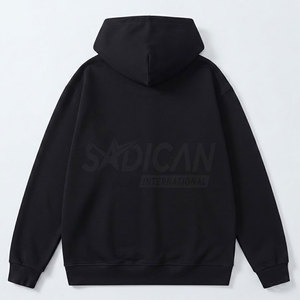Pull à Capuche Décontracté Personnalisable pour Homme en Mélange de Coton 100% avec Tissu Polaire à Manches Longues – Design Écoresponsable - Product Image 2