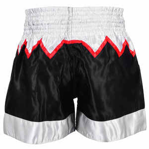 Pantalones Cortos de Kickboxing, Pantalones Cortos de Entrenamiento, Pantalones Cortos de Combate, Pantalones Cortos Profesionales, Pantalones Cortos de Boxeo Tailandés de Satén de Alta Calidad con Aberturas Laterales - Product Image 2