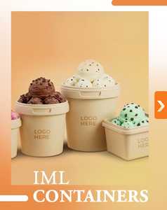 Pot carré en plastique PP de qualité alimentaire de 1000 ml avec couvercle à fermeture sécurisée pour la crème glacée, les produits laitiers, les bonbons et les plats à emporter - Product Image 6