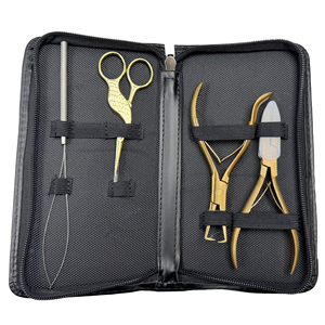 Kit de pinzas profesionales para extensiones de cabello de súper calidad con herramientas para aplicación y remoción de microenlaces - Product Image 5