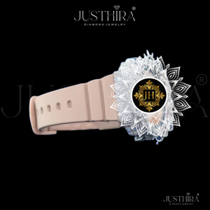 Reloj de Lujo con Bisel de Plata Vintage y Correa de Goma, con Piedra Moissanite VVS Premium de Alta Calidad, Estilo Hip Hop para Hombre - Product Image 2