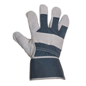 Guantes de Trabajo de Cuero Vacuno de Primera Calidad, Resistentes, Industriales, de Seguridad, para Uso Personal, Hogar y Jardín - Product Image 3