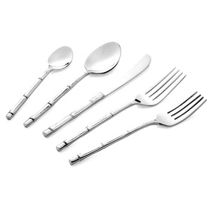 Increíble calidad, hecho en La India, cubiertos decorativos de Metal plateado con mango Rectangular largo, juego de cubiertos de diseño de Portugal de la mejor calidad - Product Image 3