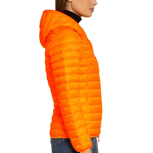 Chaqueta Acolchada Impermeable Ligera y Cortavientos Ecológica para Mujer, Chaqueta de Invierno Transpirable con Capucha, OEM - Product Image 2
