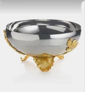 ชามเสิร์ฟอาหารอลูมิเนียมดูพรีเมียมชามเสิร์ฟอาหารบนโต๊ะสำหรับบ้านและงานแต่งงาน - Product Image 4