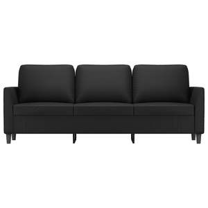 Sofá Negro de 3 Plazas para Sala de Estar - Product Image 3