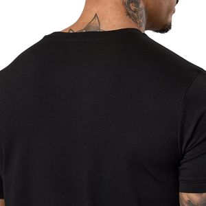 Men’s Black Essential Jersey T Shirt Short Sleeve Breathable Lightweight Athletic Workout Running Fitness Gym Casual Sportswear - Product Image 5