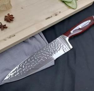 Juego de Cuchillos de Chef Profesionales Hechos a Mano para Mano Derecha, de Acero Inoxidable, con Hoja de Damasco - Product Image 4