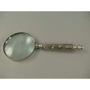 Abridor de cartas y lupa de plata grabados a mano, artículos náuticos de regalo, precio al por mayor - Product Image 3