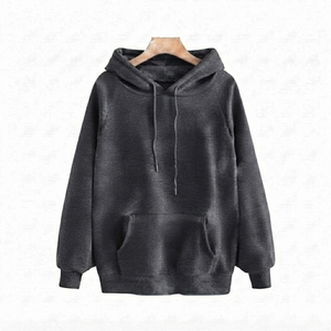 DROGEN EXPORT Sweat à capuche brodé en jersey tricoté personnalisé de haute qualité, polyester/coton 350g, respirant et à séchage rapide pour l'hiver - Product Image 1