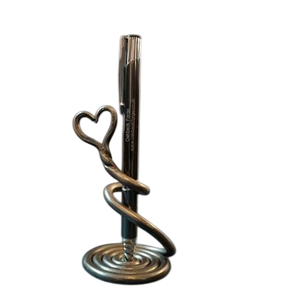 Cycle Shape Iron Metal <b>Pen</b> <b>Holder</b> Round Shape Black Nickle Finished <b>Pen</b> Pencil Stand Stylish <b>Desk</b> Organizer <b>Pen</b> <b>Holder</b> - Product Image 5