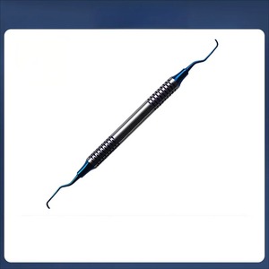 Juego de 7 piezas de curetas dentales manuales de acero inoxidable Gracey para periodoncia, raspadores subgingivales para cirugía dental - Product Image 1
