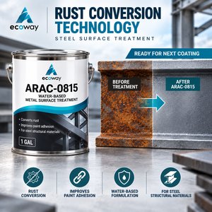 ARAC-0815 ECOWAY Revêtement antirouille polyuréthane aqueux - Revêtement métallique résistant aux produits chimiques pour usage architectural public - Product Image 3
