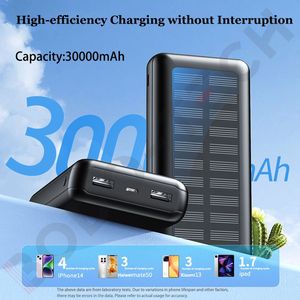 Chargeur solaire portable 30000mAh USB-A USB-C, batterie externe compacte à charge rapide pour téléphone portable, compatible avec la plupart des appareils - Product Image 3