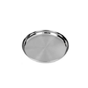 Plato de Acero Inoxidable Hecho a Mano en India, el Más Elegante del Mercado - Product Image 1