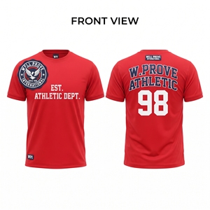 เสื้อยืดออกกำลังกายผู้ชายพิมพ์ลายดิจิทัลตามสั่ง 180 GSM ผ้าฝ้ายระบายอากาศดี แขนเสื้อแบบแร็กแลน เหมาะสำหรับฟิตเนส ฝึกซ้อม และออกกำลังกายในยิม - Product Image 2