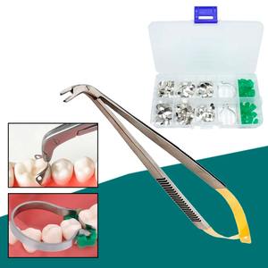 Pince de placement manuelle pour matrices dentaires, pince à matrices sectionnelles, bandes métalliques profilées pour matrices dentaires - Product Image 1