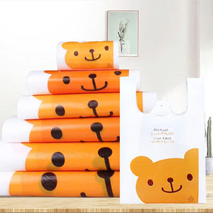 เสื้อยืดพลาสติกและถุงช้อปปิ้งวัสดุรีไซเคิลผลิตในเวียดนามสำหรับใช้ในซูเปอร์มาร์เก็ต - Product Image 5