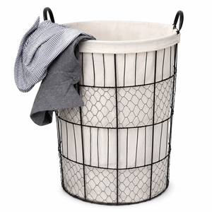 Luxury Designer Gold Metal Laundry <b>Basket</b> With Wheels Hollow Carved Iron Rolling Laundry <b>Hamper</b> <b>For</b> Hotel Supply On Sale - Product Image 6