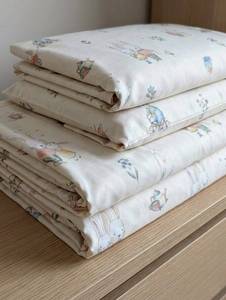 Sábana Ajustable de Lyocell 40s de Alta Calidad con Diseño de Conejo de Dibujos Animados, Transpirable, Fresca Naturalmente, Cosida, para Cama Infantil, 215TC, Suave para la Piel - Product Image 6