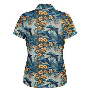 Fournisseur de polos slim fit pour femmes, polos de golf respirants pour femmes, polos de sport anti-transpiration pour femmes - Product Image 2