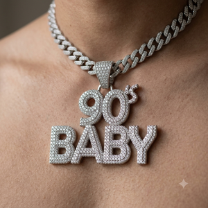 Joyería Hip Hop para Hombre, Colgante Personalizado con Letra o Número Inicial, Chapado en Oro de Plata 925 con Moissanita, Regalo para Ocasiones Especiales - Product Image 2