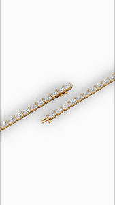 Bracelet tennis en diamant de laboratoire taille émeraude, or 18 carats, vente en gros, fabricant et fournisseur de bijoux fins OEM - Product Image 6
