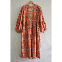 Robe en coton à imprimé bloc pour femmes, vêtement d'été bohème fait main, tissu naturel léger et respirant, robe décontractée