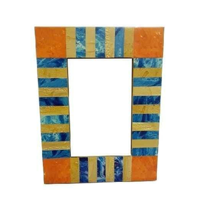 Marco de Fotos con Incrustaciones de Hueso Hecho a Mano, Diseño Personalizado, Marco de Fotos a Color para Sala de Estar, Hogar, Hotel, Oficina - Product Image 5