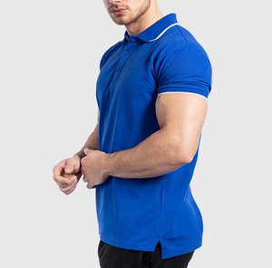 เสื้อโปโลชายสีน้ำเงินล้วน แขนสั้น ผ้าคอตตอนปิเก้ ทรงปกติ สวมใส่สบาย ดีไซน์กระดุม ผ้าถัก ระบายอากาศได้ดี ปี 2026 - Product Image 3