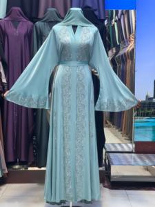 2026 Attractive Dubai Abaya for Women Hand Work Kaftan Traditional Islamic Clothing and Accessory Designed for Muslims - Product Image 6