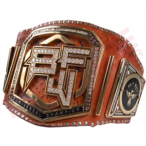 Ceinture de championnat universel Bray Wyatt The Fiend en cuir véritable avec boucle à plaque en strass - Product Image 4