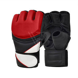 Genuine Leather Custom Logo MMA Gloves for Competition Soft <b>Foam</b> <b>Padding</b> Superior Craftsmanship UFC Fight MMA Grappling Gloves - Product Image 2