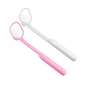 Perfect Style Professional Large Plastic <b>Square</b> Lighted Eyelash Extension <b>Mirror</b> Pocket Foldable Double Sided - Product Image 3