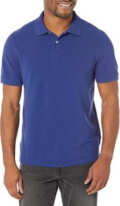 Polo pour homme en gros OEM, logo personnalisé, étiquettes, taille, design, options multicolores, piqué 50% coton/50% polyester, 220 GSM - Product Image 4
