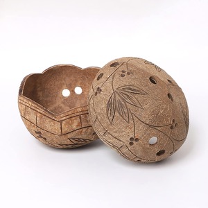 Maceta decorativa de cáscara de coco al precio más bajo, macetas artesanales de alta calidad. - Product Image 2