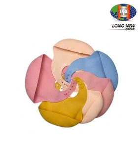 LONGNEW Bavoir d'alimentation pour bébé réutilisable en plastique PP |   Bavoir imperméable facile à nettoyer pour bébés et tout-petits - Product Image 4